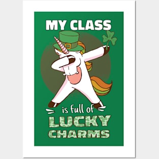 Shamrock Lucky Teacher St. Patrick's Day School Posters and Art